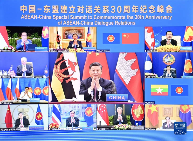 Rais wa China aendesha mkutano wa kuadhimisha miaka 30 tangu China na ASEAN zianzishe utaratibu wa mazungumzo 