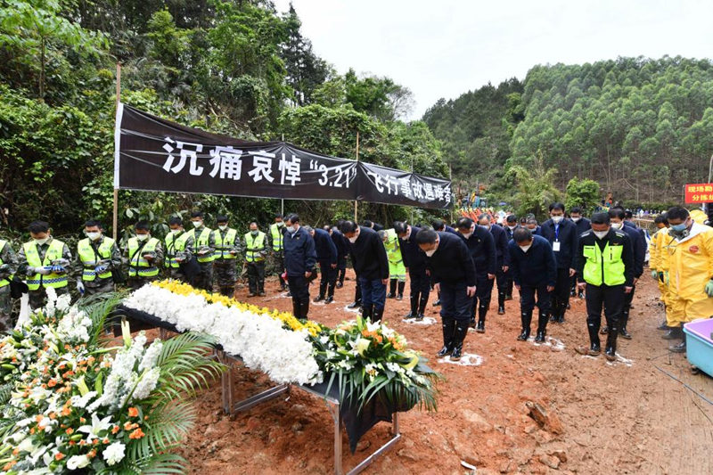 Wahanga wa ajali ya ndege ya China waombolezwa