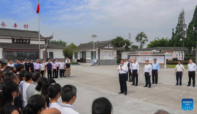 Rais wa China afanya ziara ya ukaguzi mkoani Sichuan