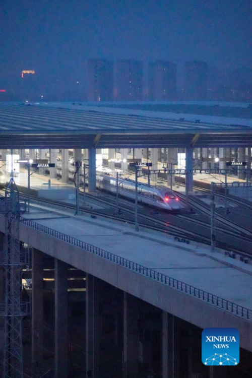 Picha iliyopigwa Juni 20, 2022 ikionesha kituo cha treni cha Fengtai hapa Beijing, Mji Mkuu wa China. (Picha/Xinhua)