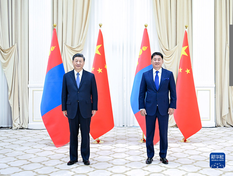 Rais Xi Jinping akutana na rais Ukhnaa Khurelsukh wa Mongolia