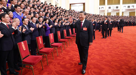 Rais Xi Jinping akutana na wajumbe wa Mkutano Mkuu wa 20 wa CPC