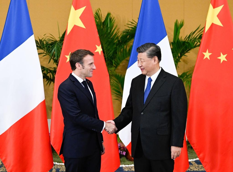 Rais Xi Jinping akutana na mwenzake wa Ufaransa Emmanuel Macron