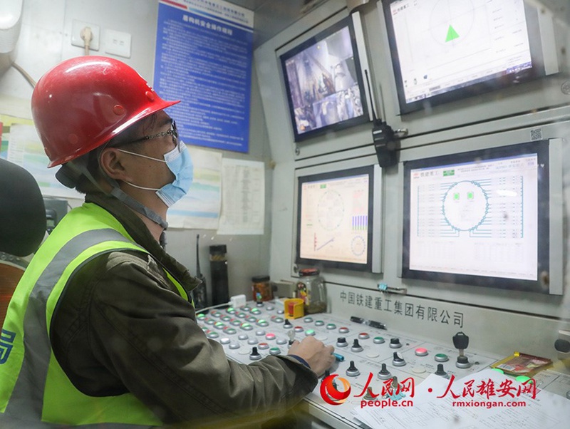 Picha: Ujenzi wa reli ya mwendo kasi ya Eneo Jipya la Xiong’an-Uwanja wa Ndege wa Daxing wa Beijing (R1) chini ya ardhi