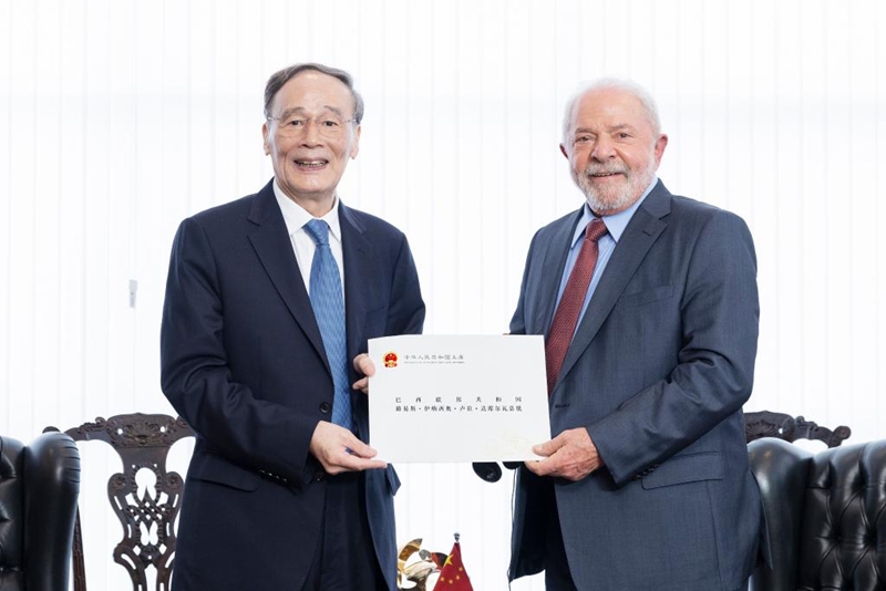 Makamu wa Rais wa China ashiriki kwenye hafla ya kuapishwa kwa Rais mpya wa Brazil Lula da Silva