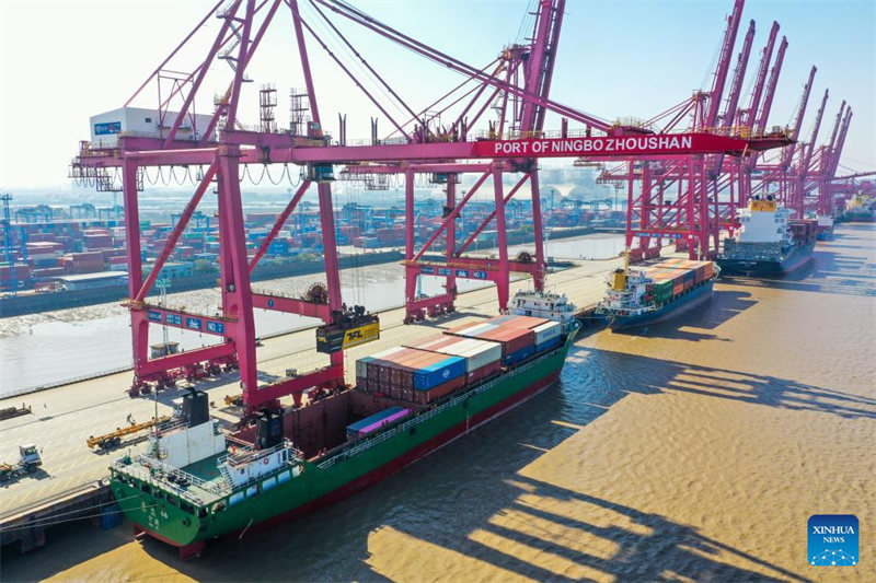 Bandari ya Ningbo Zhoushan ya China yashika nafasi ya juu zaidi duniani Mwaka 2022 kwa usafirishaji wa shehena za mizigo
