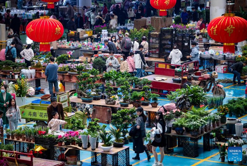 Habari Picha: Soko la Maua la Kunming Dounan, soko kubwa zaidi la biashara ya maua yaliyokatwa katika Asia
