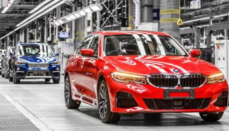 Picha iliyopigwa Mei 7, 2019 ikionyesha magari yakiwa kwenye Kiwanda cha kuunda magari cha Tiexi cha BMW Brilliance (BBA) huko Shenyang, Mkoa wa Liaoning, Kaskazini Mashariki mwa China. (Xinhua/Yang Qing)