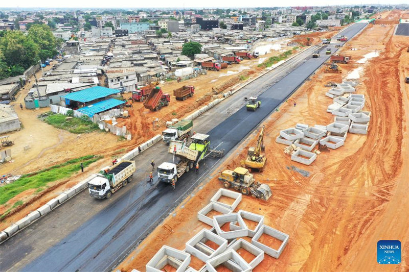 Daraja linalojengwa na China linalounganisha jamii muhimu katika Nchi ya Cote d'Ivoire lakaribia kukamilika