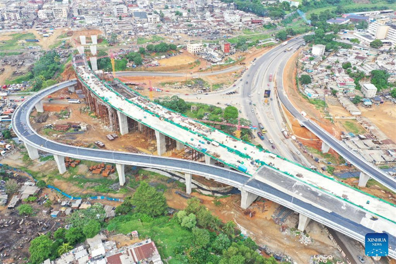 Daraja linalojengwa na China linalounganisha jamii muhimu katika Nchi ya Cote d'Ivoire lakaribia kukamilika