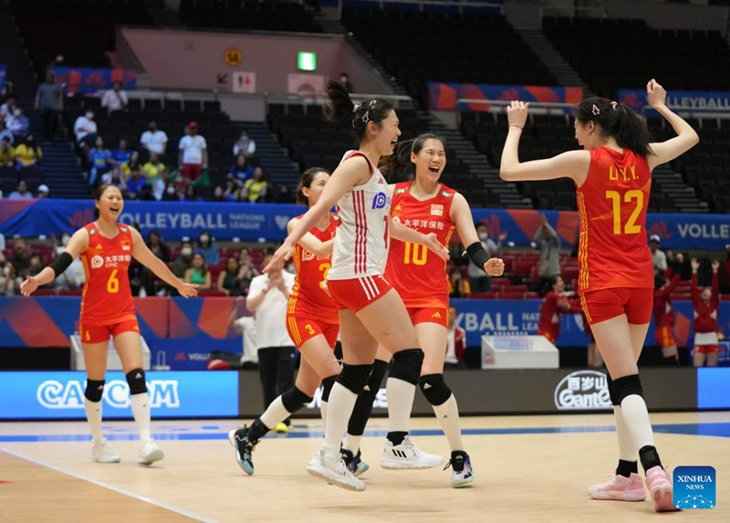 China yaishinda Brazil katika Ligi ya Mataifa ya Mpira wa Wavu Mwaka 2023