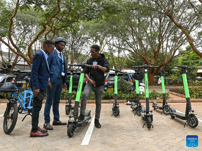 Shughuli ya Maonyesho ya Vyombo vya Usafiri vya kutumia umeme vinavyotoa kaboni kidogo yafanyika Nairobi, Kenya