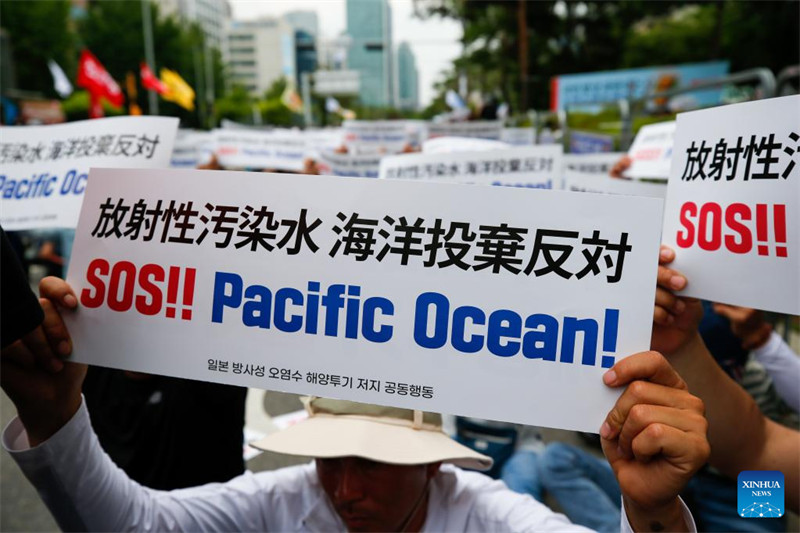 Wavuvi wa Korea Kusini wafanya maandamano kupinga Japan kutiririsha maji machafu ya mionzi baharini