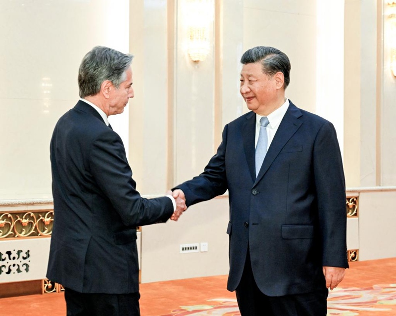 Rais Xi Jinping akutana na Waziri wa Mambo ya Nje wa Marekani Blinken mjini Beijing