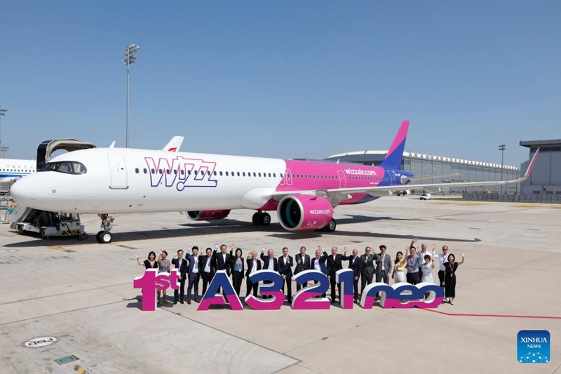 Ndege ya Airbus iliyounganishwa sehemu zake nchini China yakabidhiwa kwa shirika la ndege la Ulaya