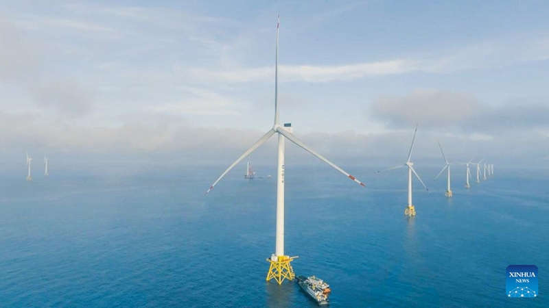 Mtambo wa kwanza duniani wa kuzalisha umeme kwa upepo baharini wa 16 MW waanza kufanya kazi huko Fuzhou, China