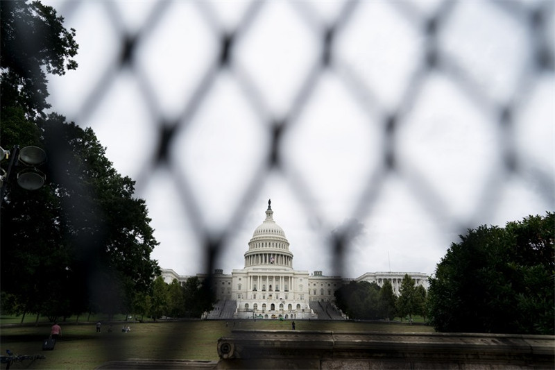 Picha iliyopigwa Septemba 17, 2021 ikionyesha jengo la Bunge la Marekani, Capitol huko Washington, D.C., Marekani. (Xinhua/Liu Jie)