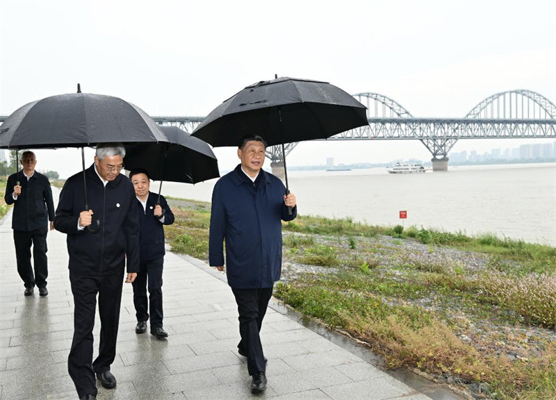 Rais Xi Jinping akagua Mji wa Jiujiang katika Mkoa wa Jiangxi Mashariki mwa China