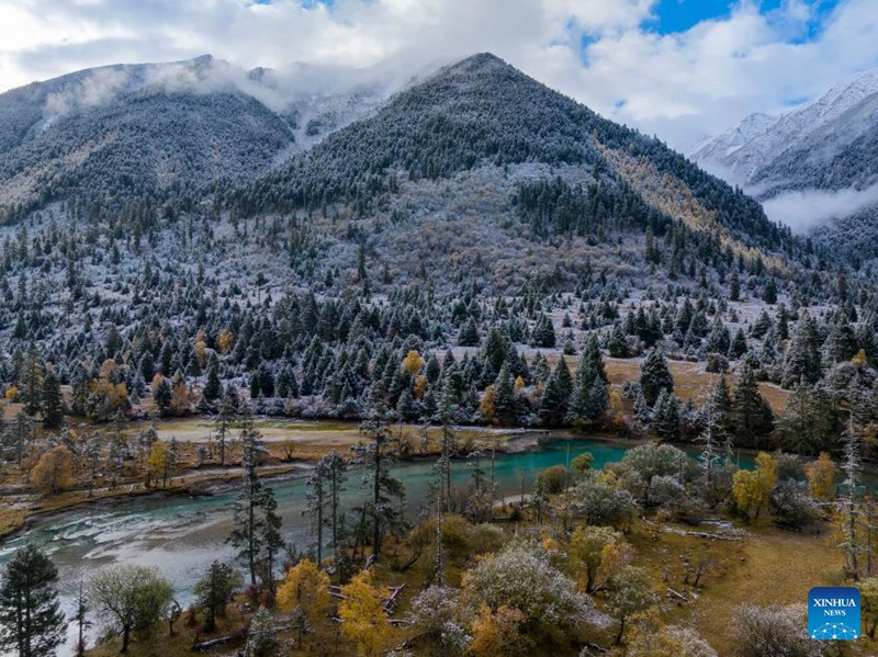 Habari Picha: Mandhari ya majira ya Mpukutiko katika Kaunti ya Gongbo'Gyamda mjini Nyingchi, Mkoa wa Tibet, China