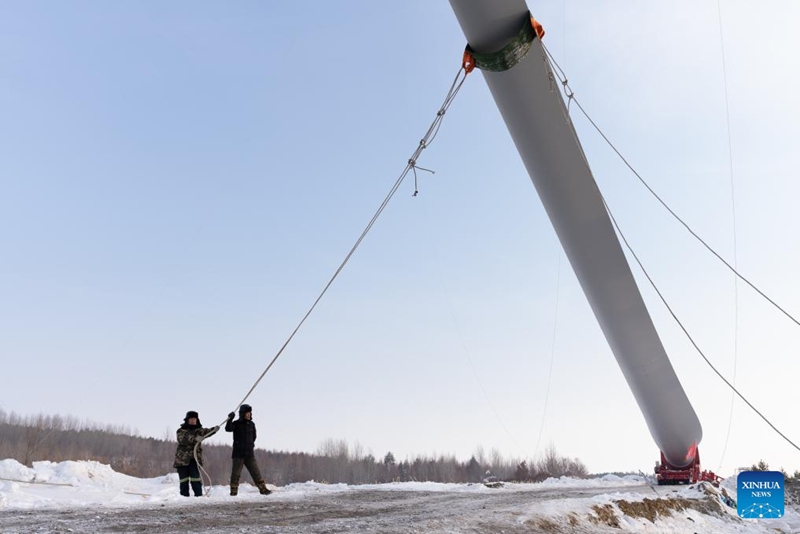 Mradi wa Uzalishaji Umeme kwa Upepo kupunguza utoaji wa kaboni mkoani Heilongjiang, China