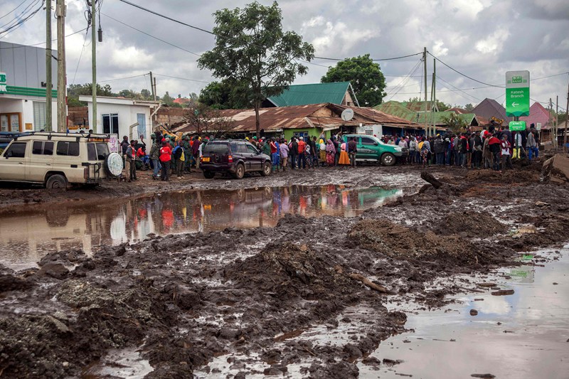 Katesh baada ya mvua mkubwa tarehe 5, Desemba, 2023.