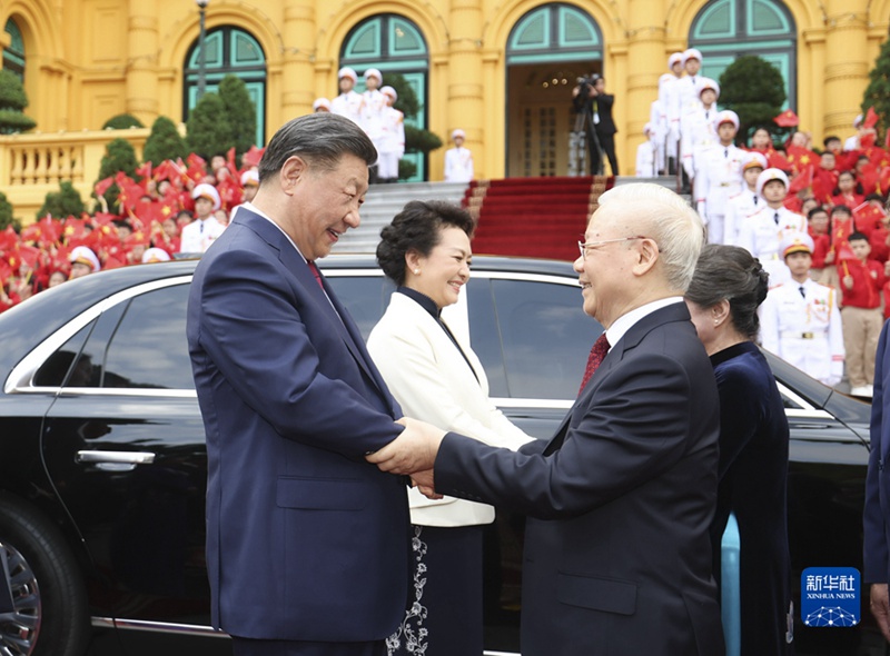 Rais wa China afanya mazungumzo na Katibu Mkuu wa Kamati Kuu ya Chama cha Kikomunisti cha Vietnam (CPV)