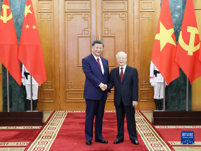 Rais wa China afanya mazungumzo na Katibu Mkuu wa Kamati Kuu ya Chama cha Kikomunisti cha Vietnam (CPV)
