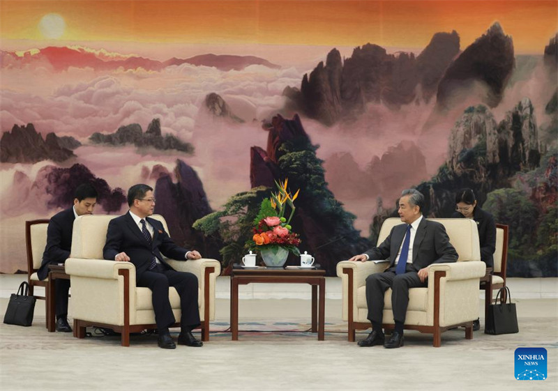 Waziri wa Mambo ya Nje wa China Wang Yi akutana na Naibu Waziri wa Mambo ya Nje wa DPRK Pak Myong Ho