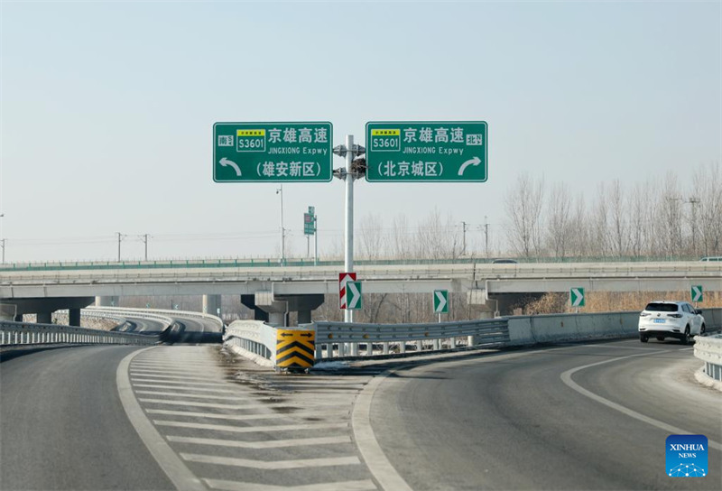 Barabara Kuu mpya yaunganisha Mji wa Beijing na Eneo Jipya la Xiong'an nchini China