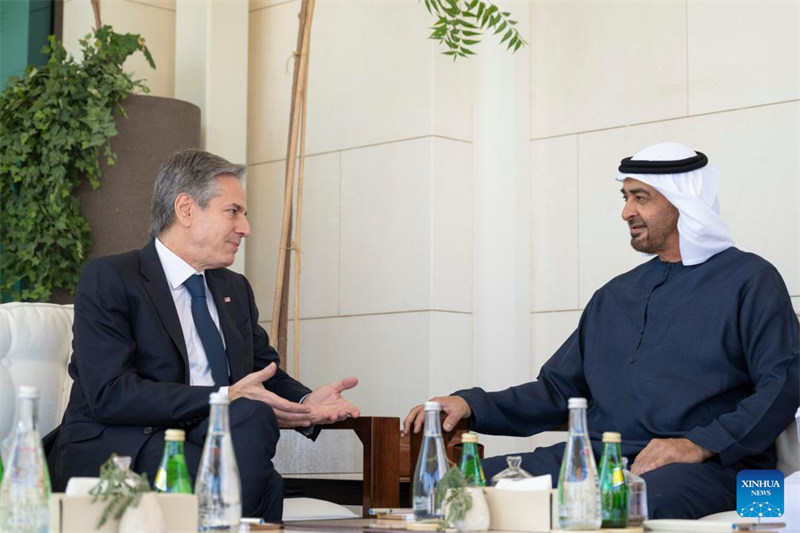 Rais wa UAE na Blinken wasisitiza haja ya kuepuka kupanuka kwa mgogoro wa Gaza