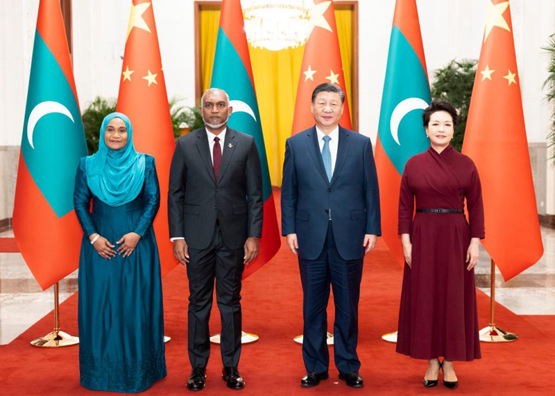 China na Maldives zapandisha hadhi ya uhusiano wao kwenye mazungumzo ya marais wa nchi hizo mbili