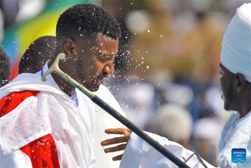 Watu washerehekea Sikukuu ya Timket huko Addis Ababa, Ethiopia