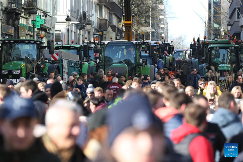 Waandamanaji wafunga barabara karibu na mkutano wa kilele wa EU mjini Brussels