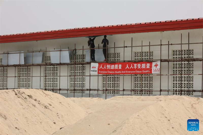 Mradi wa bandari ya uvuvi ambao ni msaada wa China kwa Ghana wakamilika kwa asilimia 88
