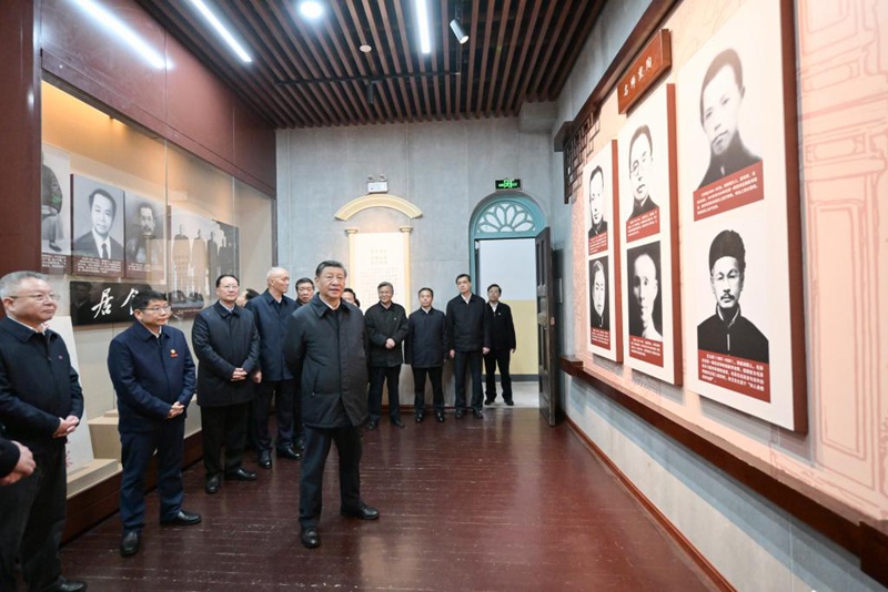 Xi Jinping akagua Mji wa Changsha katika Mkoa wa Hunan katikati ya China