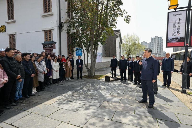 Rais Xi akagua Mji wa Changde katika Mkoa wa Hunan, katikati ya China