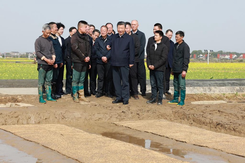 Xi Jinping akagua kazi ya kilimo cha majira ya mchipuko