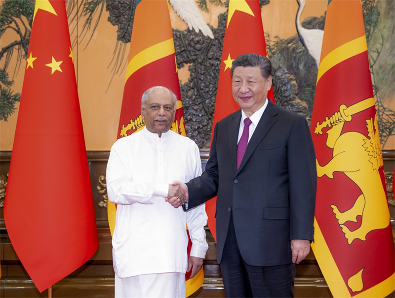Rais Xi Jinping akutana na waziri mkuu wa Sri Lanka