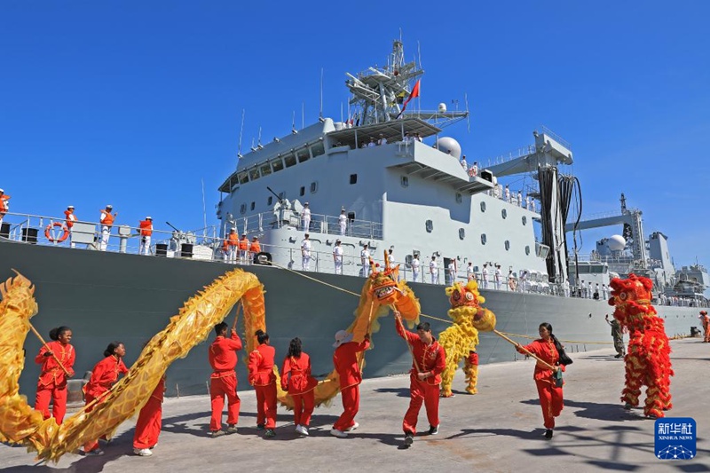Kundi la 45 la Jeshi la Majini la China lawasili Madagascar kuanza ziara ya kirafiki