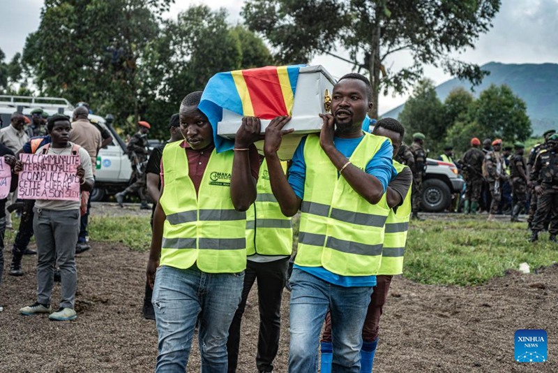 DRC yafanya mazishi ya waathirika wa milipuko mibaya ya makombora katika maeneo ya IDP