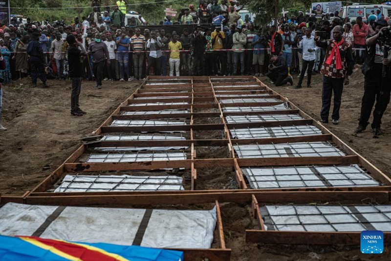 DRC yafanya mazishi ya waathirika wa milipuko mibaya ya makombora katika maeneo ya IDP