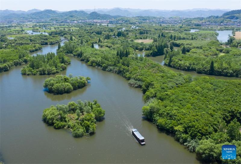 Bustani ya kitaifa ya ardhioevu ya Zhejiang, China yafanya juhudi za kuboresha mazingira ya kiikolojia