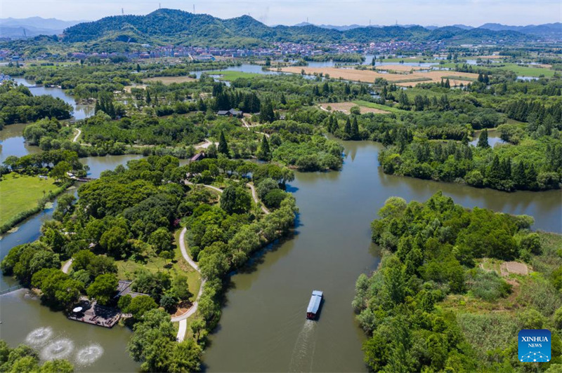 Bustani ya kitaifa ya ardhioevu ya Zhejiang, China yafanya juhudi za kuboresha mazingira ya kiikolojia