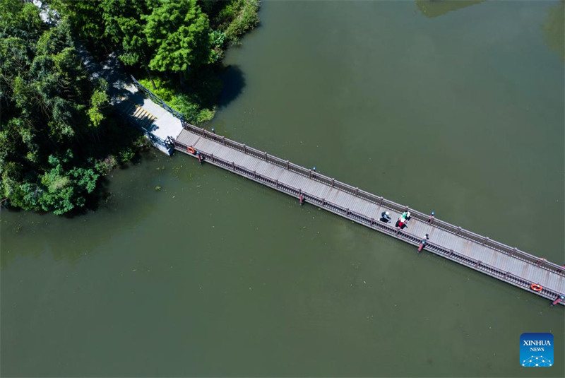 Bustani ya kitaifa ya ardhioevu ya Zhejiang, China yafanya juhudi za kuboresha mazingira ya kiikolojia