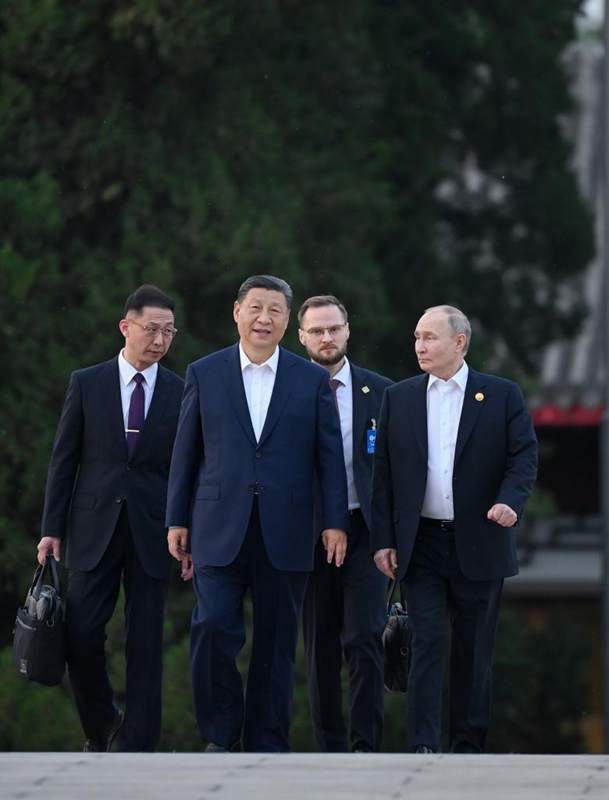 Rais Xi Jinping afanya mkutano maalum na Rais Putin uliofanyika Zhongnanhai, Beijing