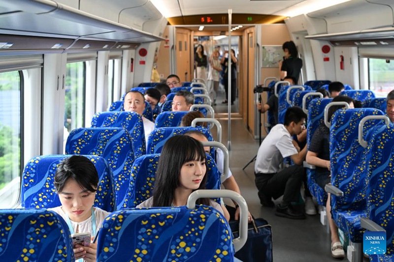 Reli ndefu zaidi kati ya miji katika eneo la Ghuba Kuu ya Guangdong-Hong Kong-Macao ya China yazinduliwa
