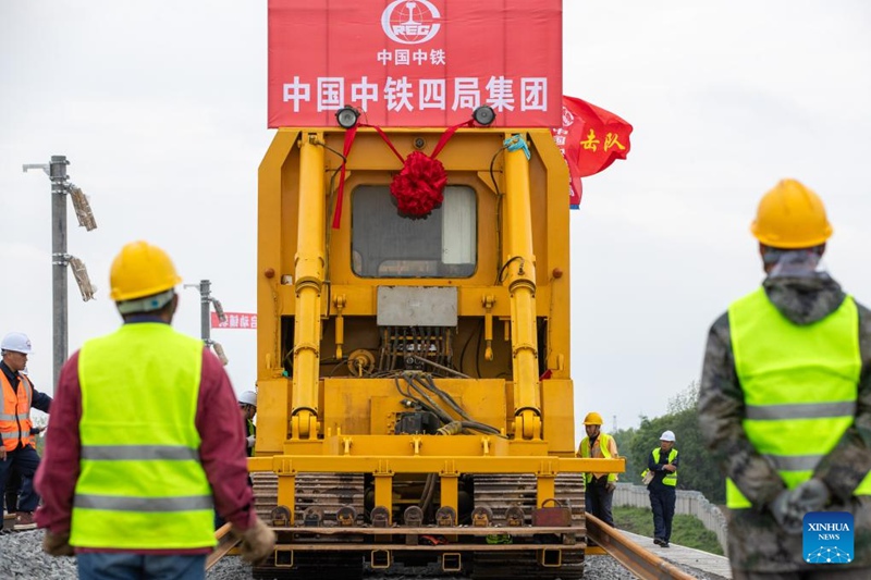 Ujenzi wa Reli ya mwendo kasi ya Harbin-Yichun waendelea katika Mkoa wa Heilongjiang, China