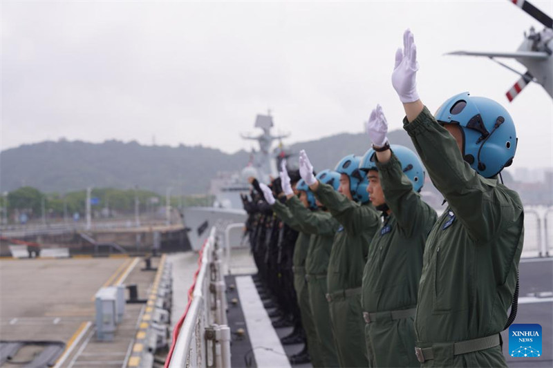 Meli ya hospitali ya Kikosi cha Majini cha Jeshi la China (PLA) yaanza safari ya kikazi Mwaka 2024