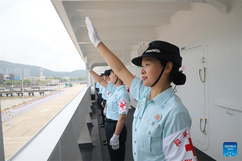 Meli ya hospitali ya Kikosi cha Majini cha Jeshi la China (PLA) yaanza safari ya kikazi Mwaka 2024
