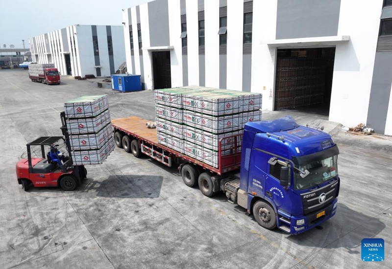 Mizigo ya bidhaa inayopita Eneo Maalum la Kimataifa la Usafirishaji wa Bidhaa la SCO Mashariki mwa China yafikia tani milioni 289